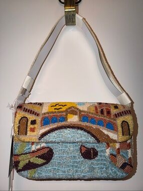 NWT-Beaded Venice Bag (got in plastic in bin) so pristine condition